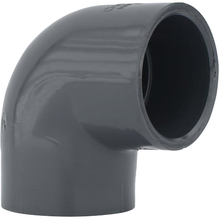 Charlotte Pipe And Foundry 2 In. Slip x Slip Schedule 80 90 Deg. PVC Elbow 1/4 Bend PVC 08300 2000HA
